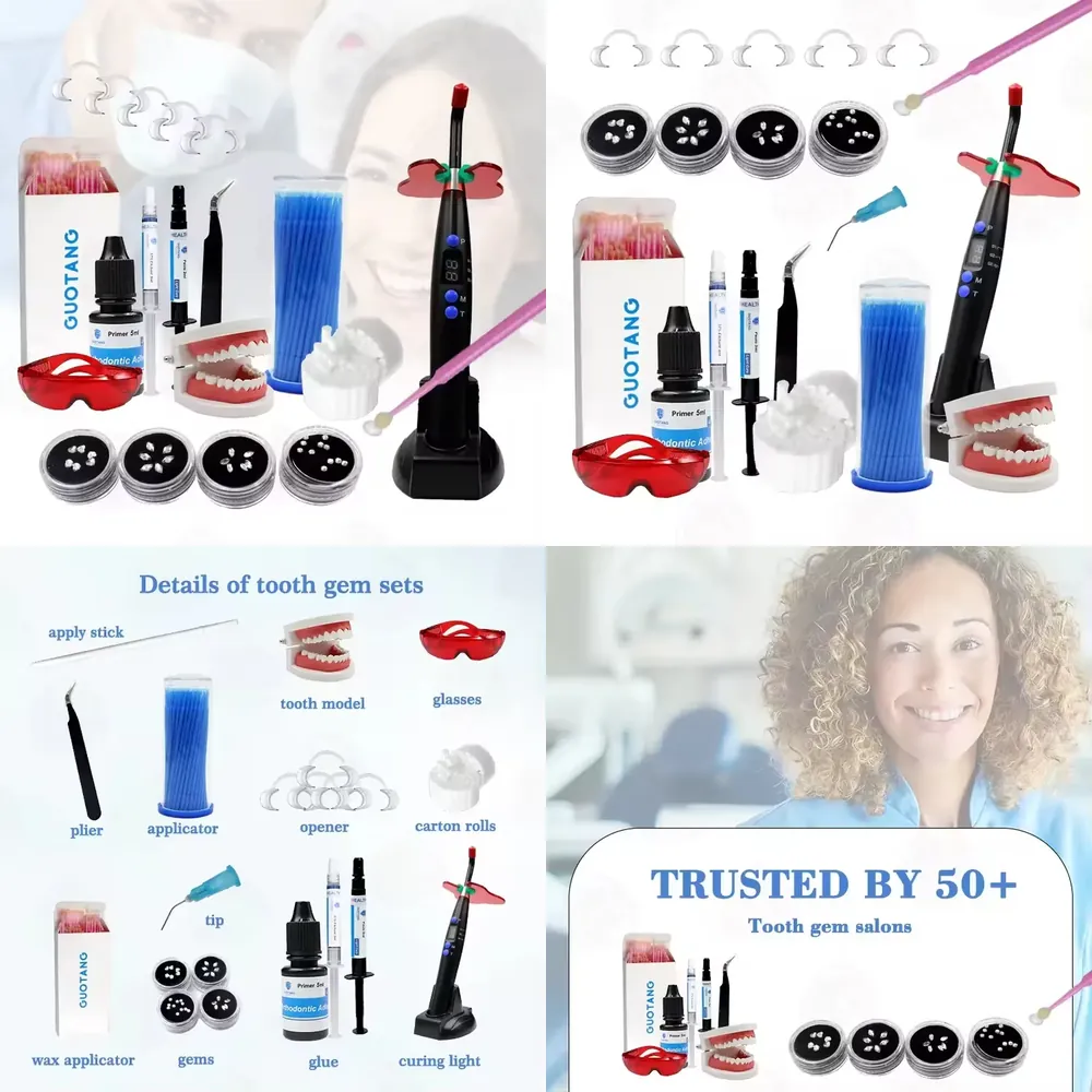 Tooth Gem Kit - 【CHIMU HOME】 Kit professionnel de maquillage