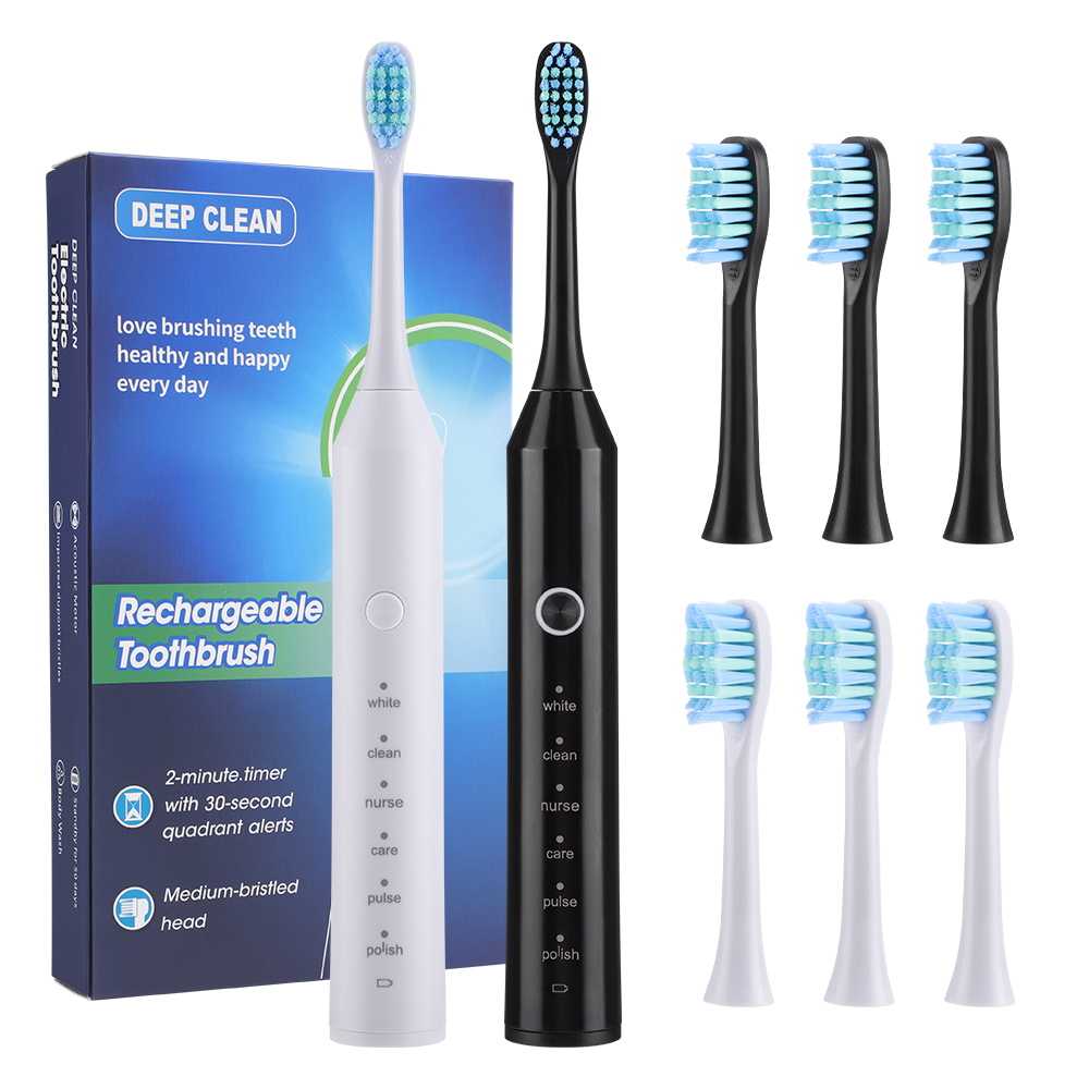 Teeth Whitening Toothbrush - Brosse à dents électrique sonique, minuterie