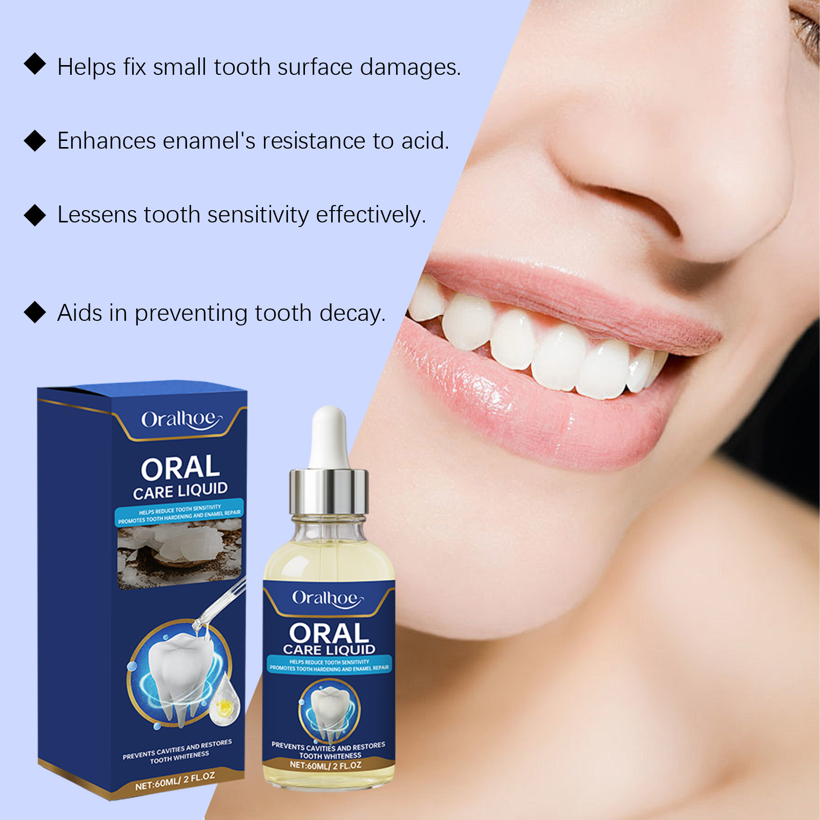 Enamel Repair Serum - Essence de blanchiment des dents, élimine