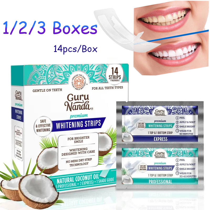 Teeth Whitening Serum - 14 pièces/boîte Bandes blanchissantes pour les