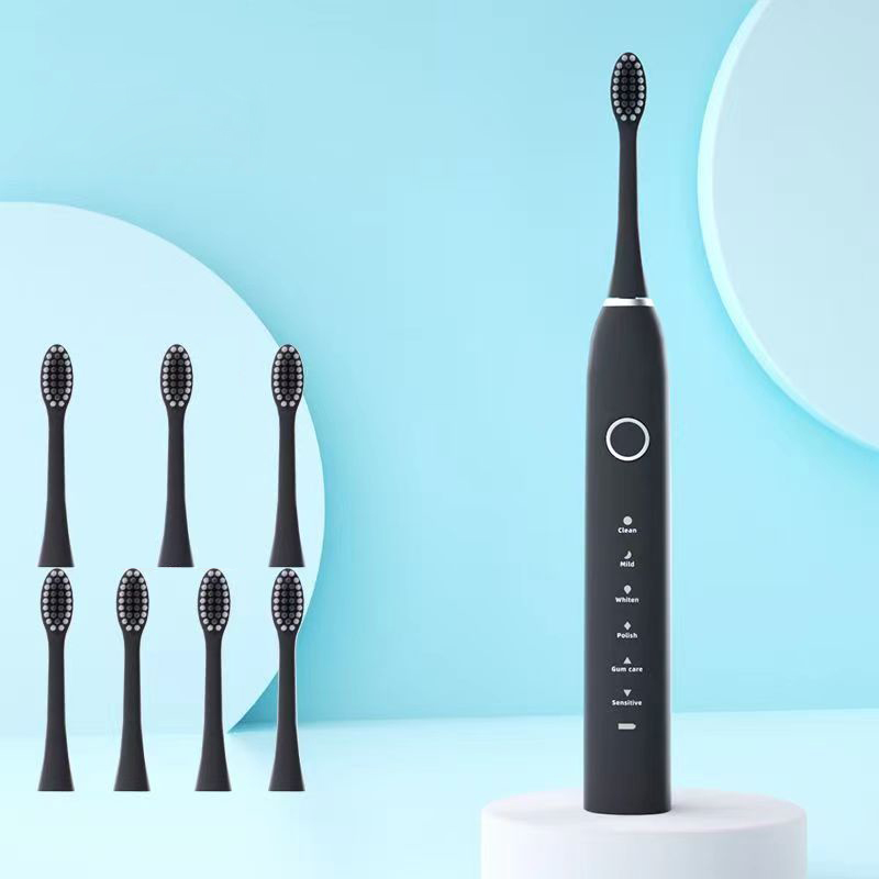 Teeth Whitening Toothbrush - Brosse à dents électrique sonique, 6