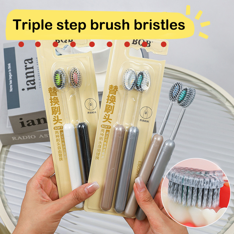 Teeth Whitening Toothbrush - Brosse à dents à poils ultra-fins