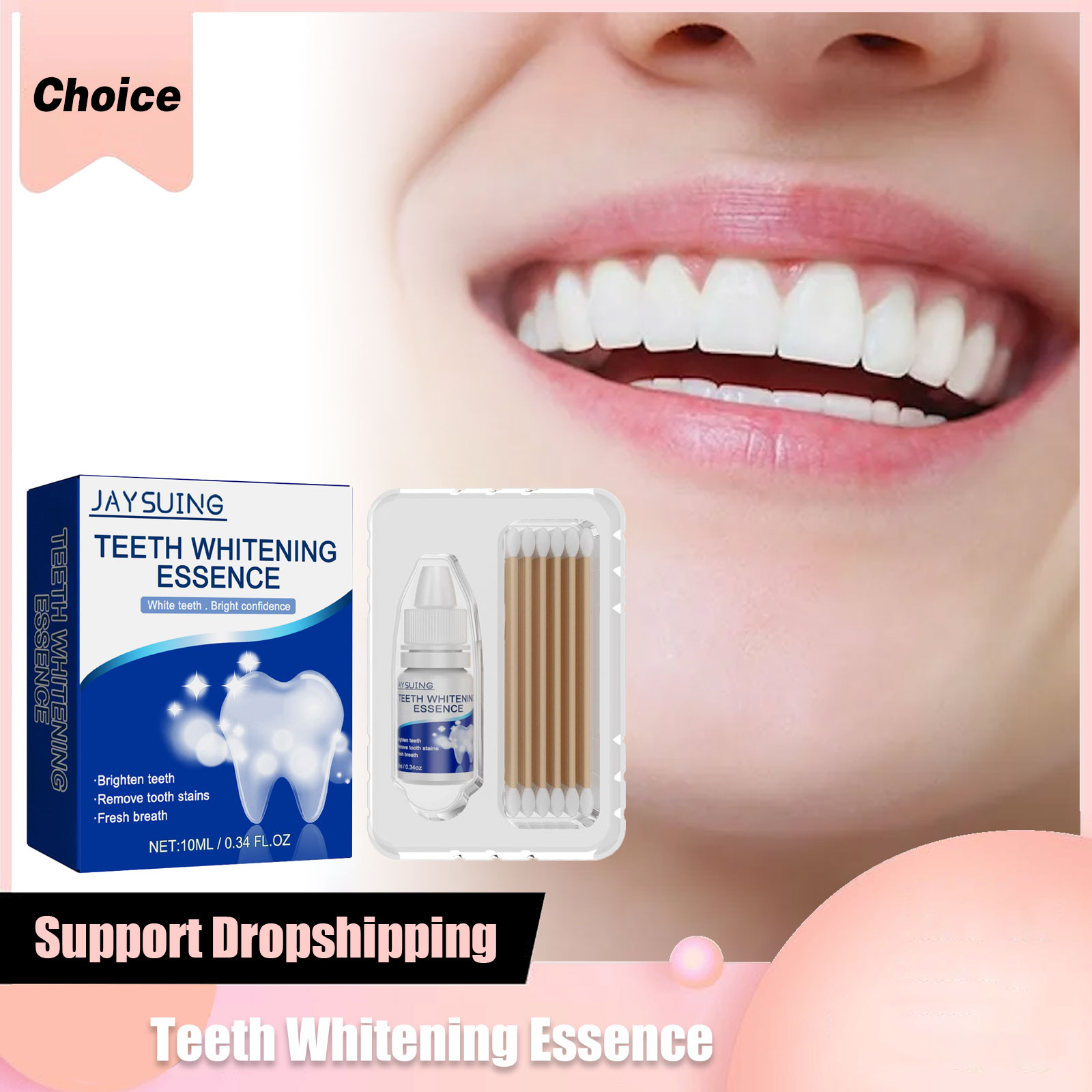 Teeth Whitening Serum - Sérum de Blanchiment des Dents, Élimine