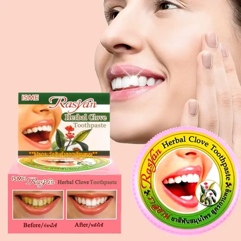 Teeth Whitening From Home - Poudre dentaire thaïlandaise au clou de