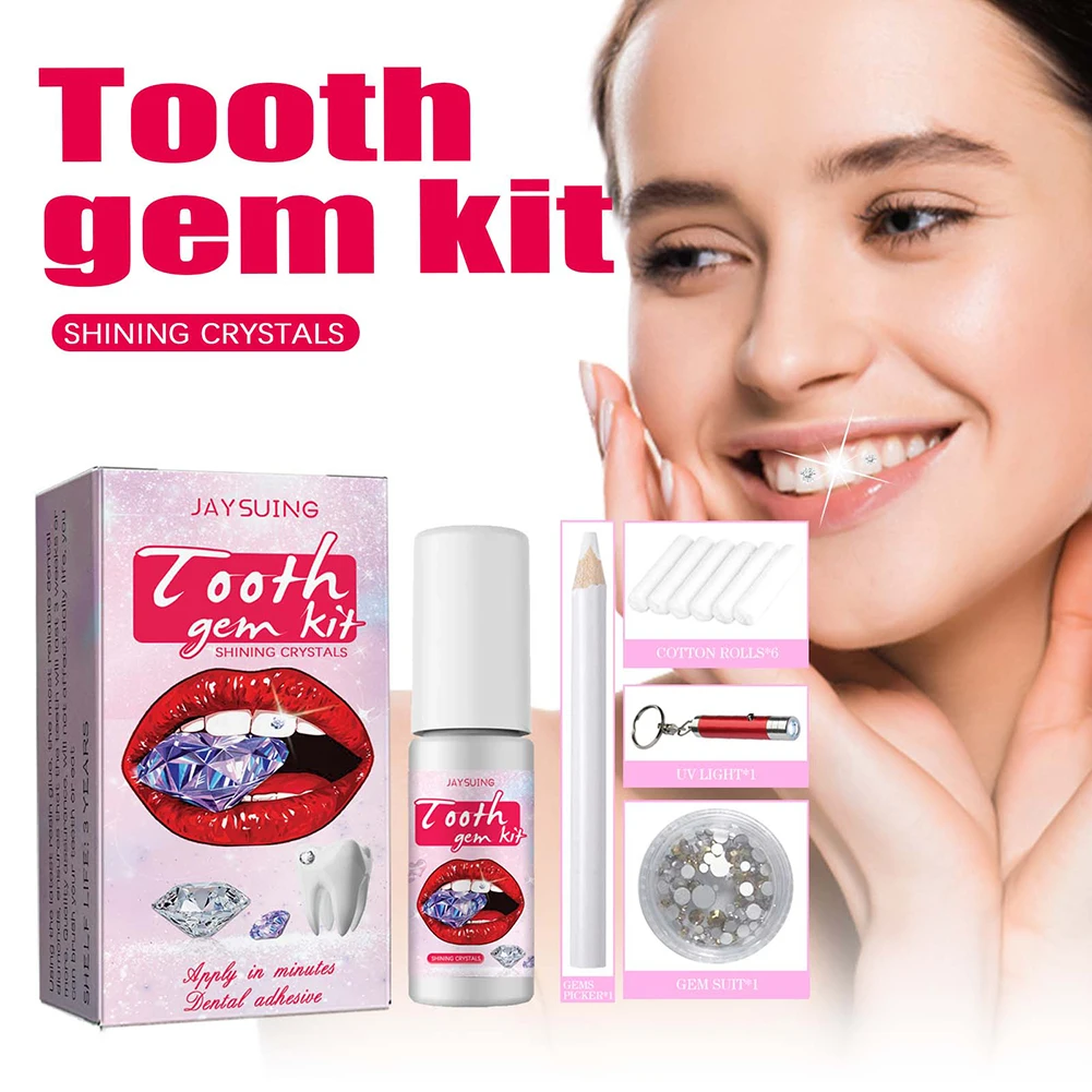Tooth Gem Kit - Citrowith-Kit de Gemmes Dentaires avec Colle