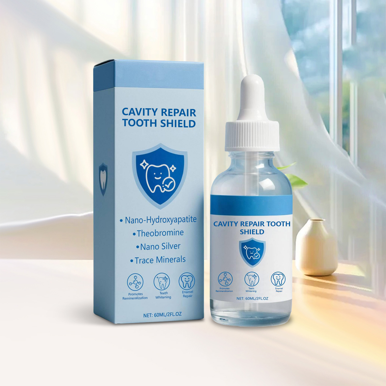 Sérum réparateur de cavités, r - Teeth Whitening Serum avis et prix
