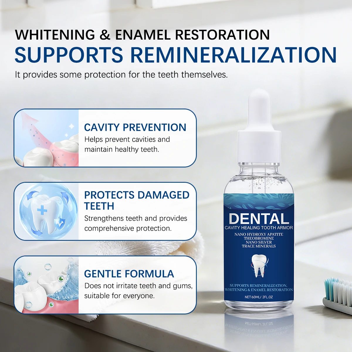 Sérum blanchissant pour les de - Enamel Repair Serum avis et prix