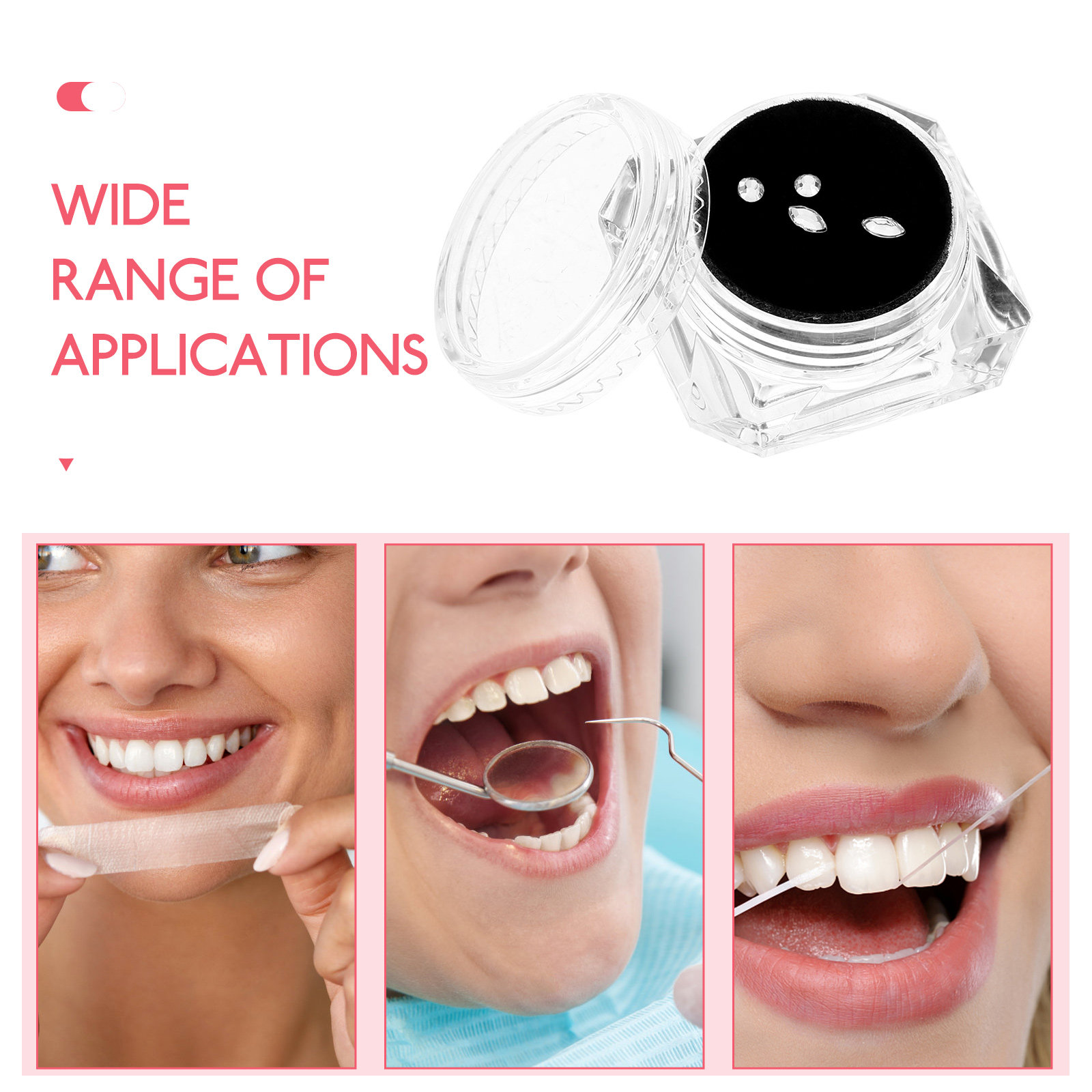 1 ensemble de bijoux dentaires - Tooth Gem Kit avis et prix