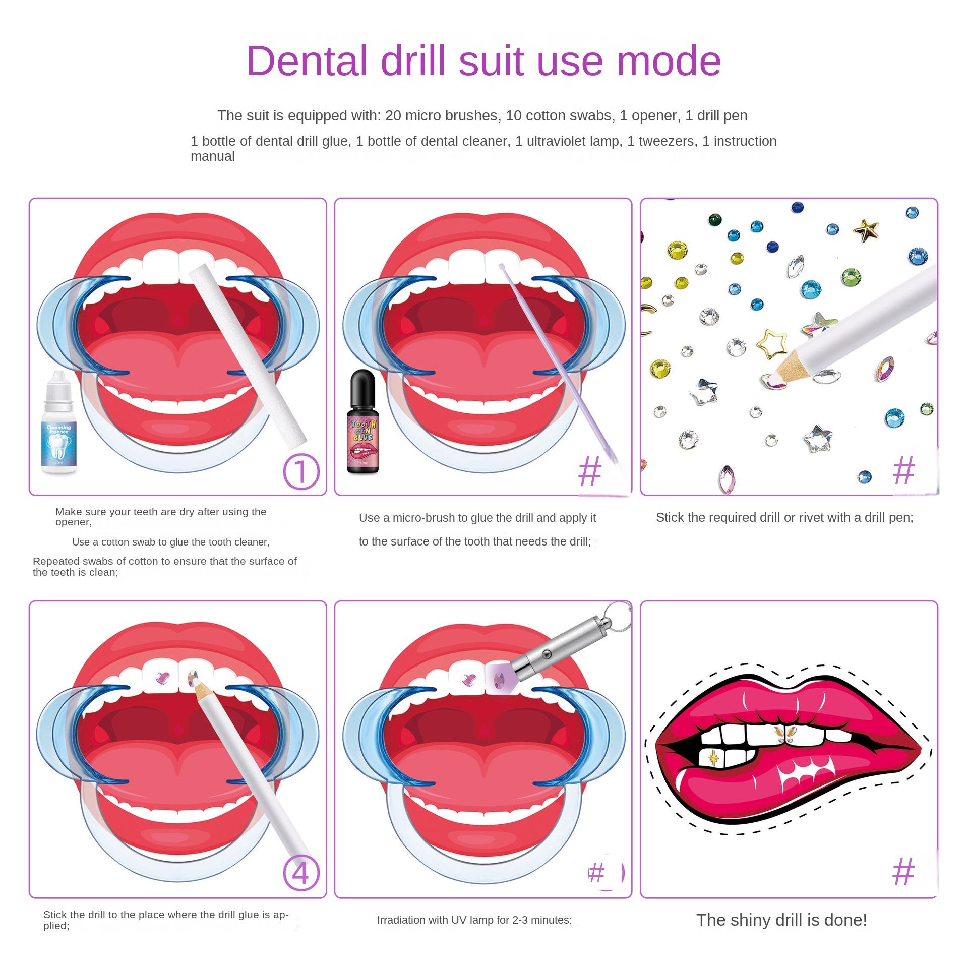 Kit de Décoration Dentaire DIY - Tooth Gem Kit avis et prix