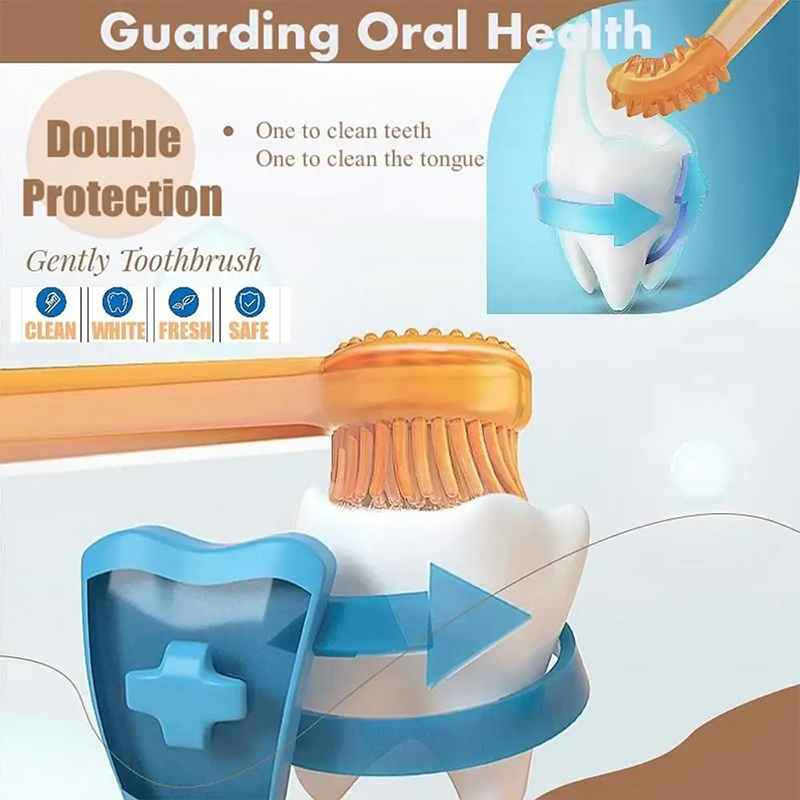 Brosse à dents en silicone sou - Teeth Whitening Toothbrush avis et prix