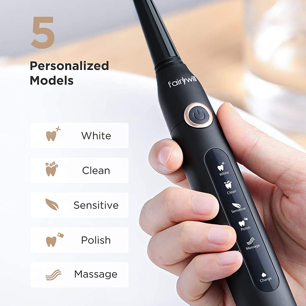 Fairywill-Brosse à dents élect - Teeth Whitening Toothbrush avis et prix