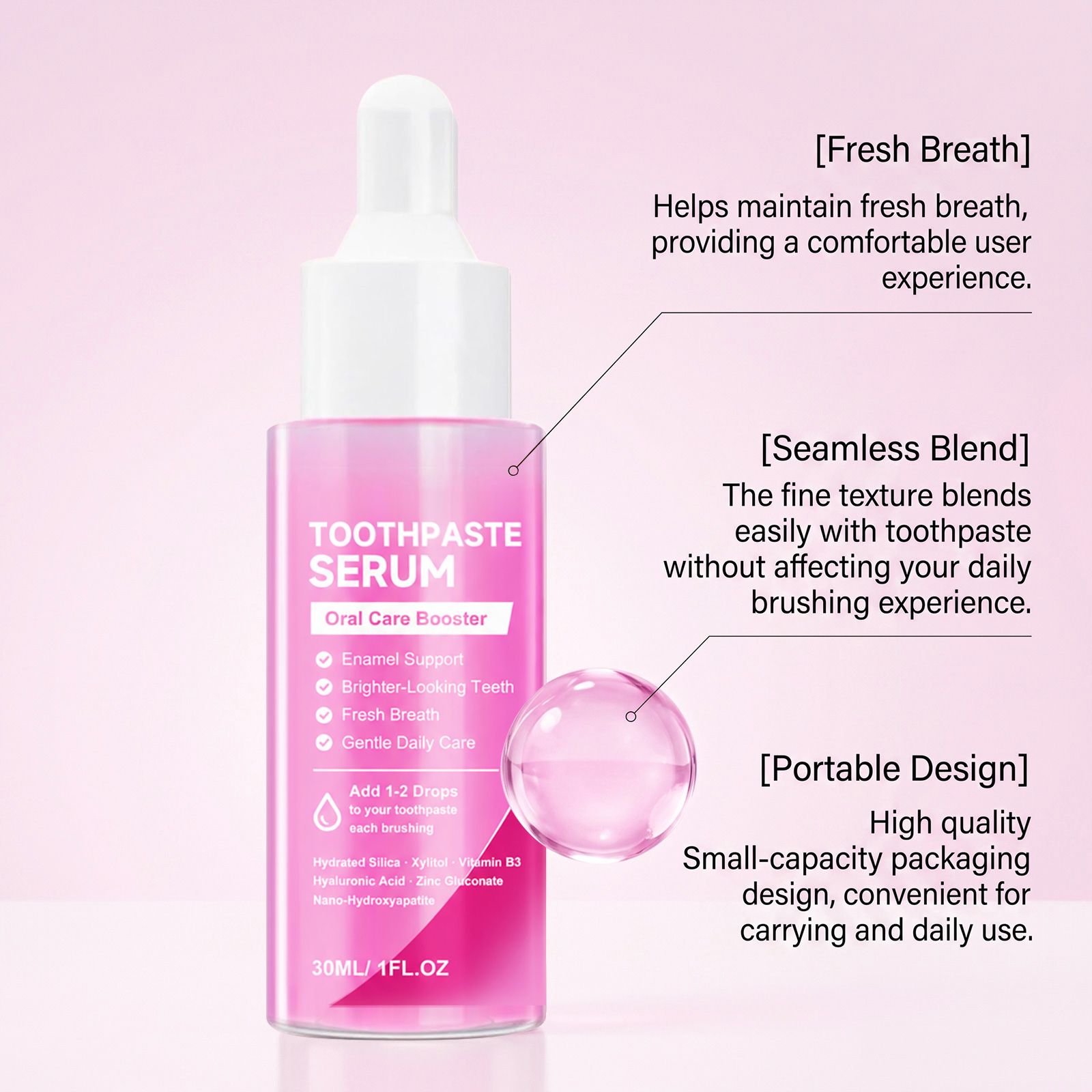 Sérum Dentaire et Gingival Liq - Enamel Repair Serum avis et prix