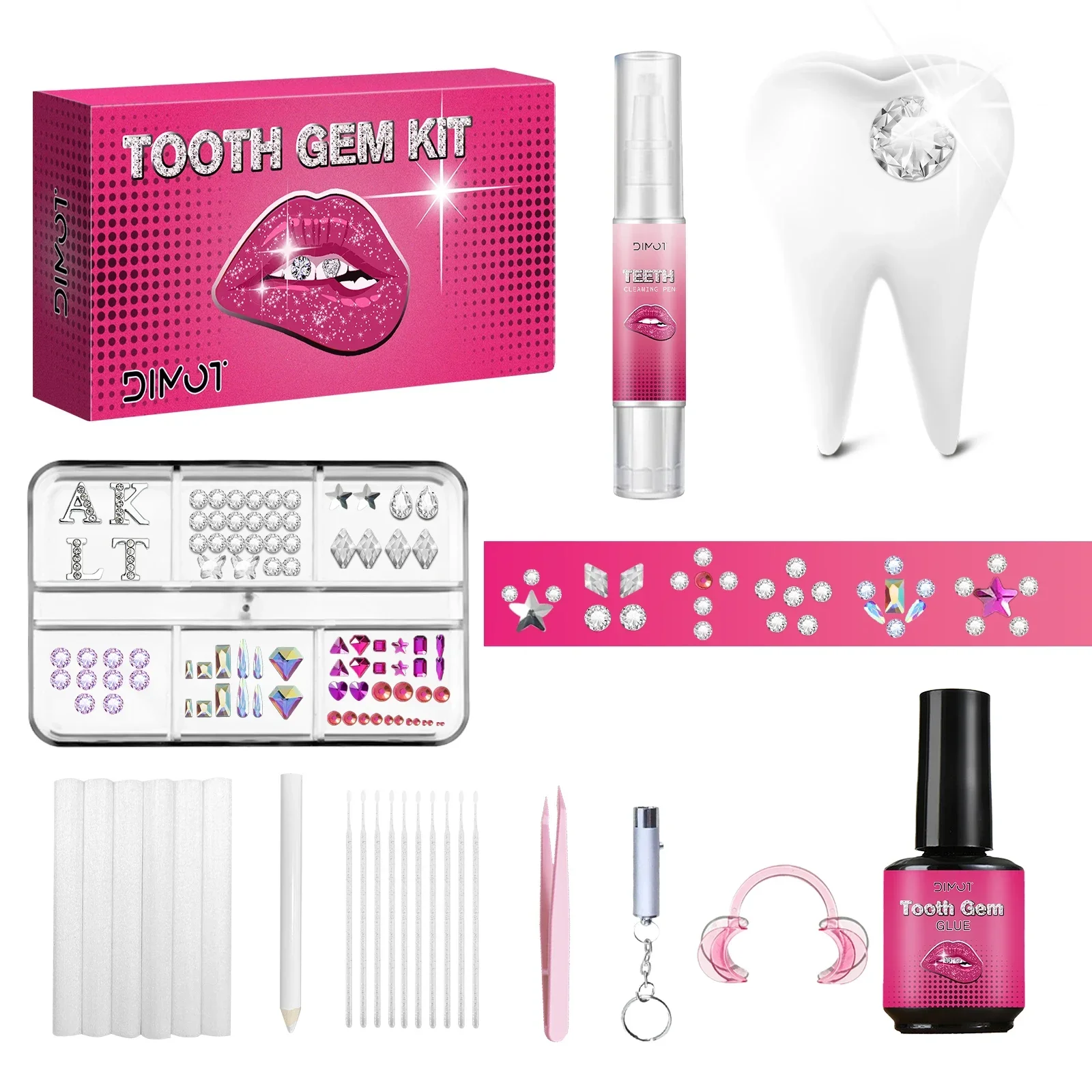 Kit de pierres précieuses dent - Tooth Gem Kit avis et prix