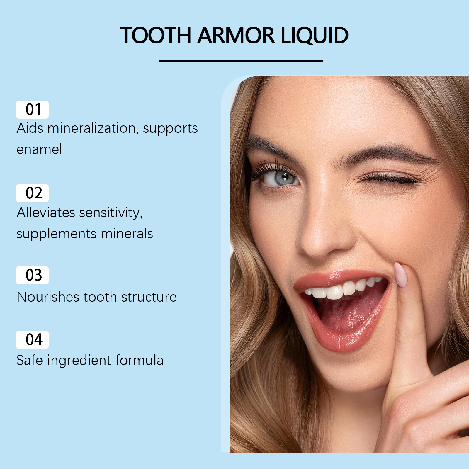Soin dentaire liquide à l'hydr - Teeth Whitening Serum avis et prix
