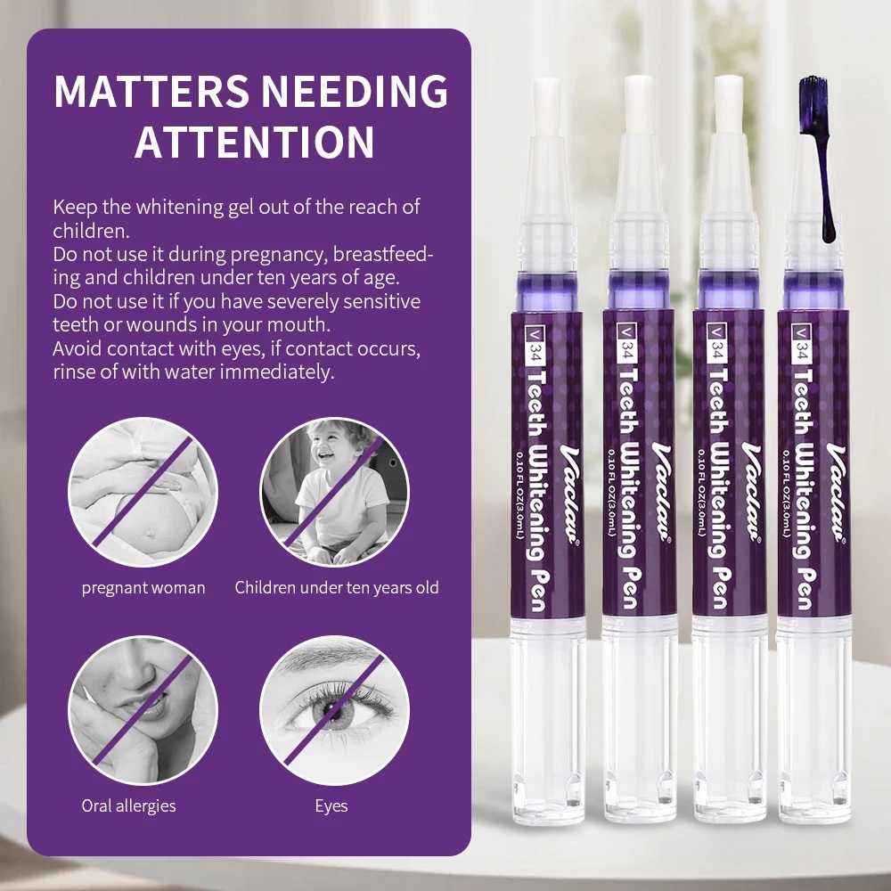 Vaclav V34 stylo gel de blanch - Teeth Whitening Fast avis et prix