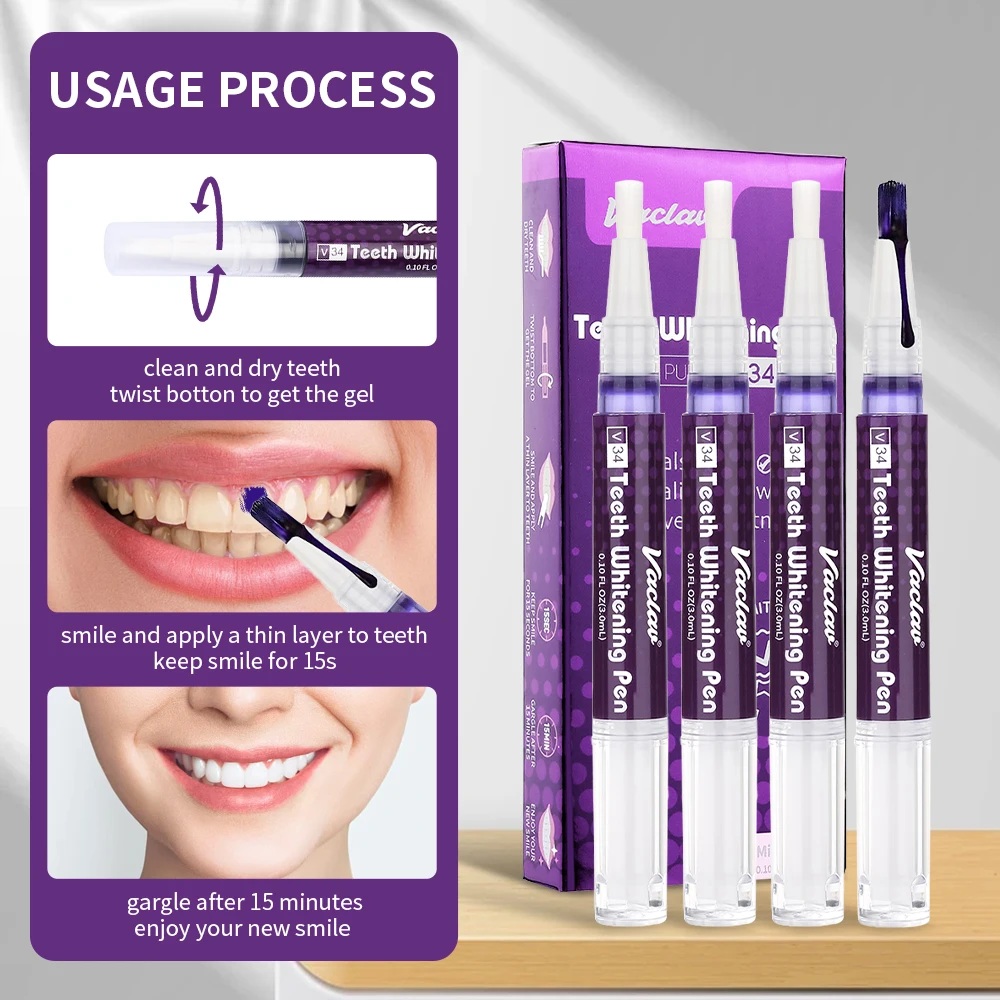 Vaclav V34 stylo gel de blanch - Teeth Whitening Fast avis et prix